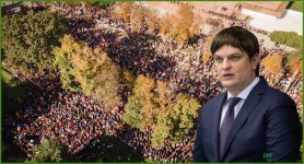 Reacția lui Spînu la amplul protest împotriva PAS: Să nu judecăm oamenii simpli care din diferite motive sunt în stradă